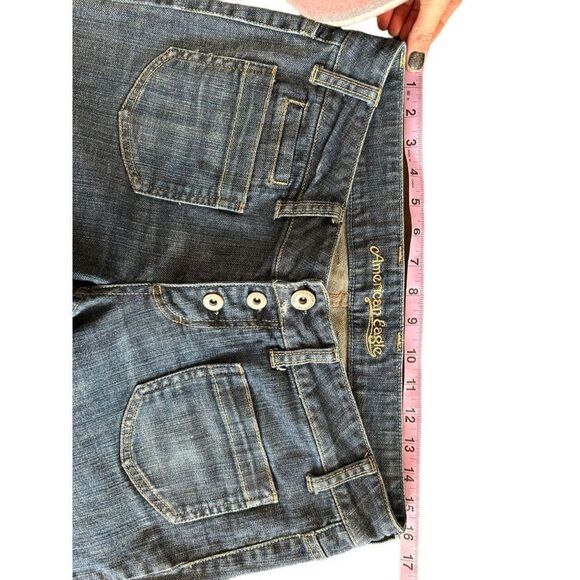 American Eagle Jeans Button Fly Size 8 Regular - Picture 12 of 13